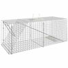 vidaXL Dyrefelle 64,5x25x26,5 cm galvanisert jern