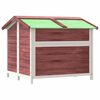 vidaXL Hundekennel mocca 96x87x80,5 cm heltre furu