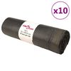 vidaXL S&oslash;ppelposer med snorer 250 stk svart 120 L