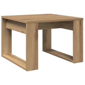vidaXL Sidebord artisan eik 50x50x35 cm konstruert tre