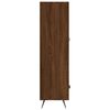 vidaXL Highboard brun eik 69,5x31x115 cm konstruert tre