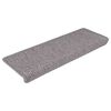vidaXL Selvklebende trappematter sisal 30 stk 65x21x4 cm s&oslash;lv