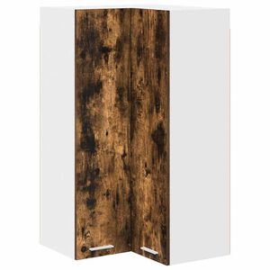 vidaXL Hengende skap R&oslash;kt eik og hvit 57 x 57 x 100 cm Konstruert tre