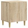 vidaXL Nattbordskap Sonoma eik 43 x 34,5 x 50 cm Konstruert tre