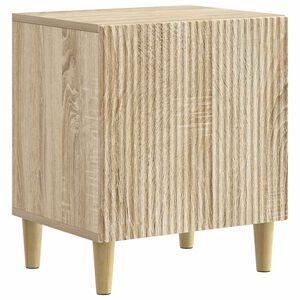 vidaXL Nattbordskap Sonoma eik 43 x 34,5 x 50 cm Konstruert tre