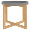 vidaXL Sidebord gr&aring; 53x53x43,5 cm konstruert tre og heltre furu