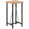 vidaXL Barbord 55x55x107 cm heltre mango og jern