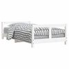 vidaXL Barnesengeramme hvit 80x160 cm heltre furu