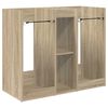 vidaXL Golfskap Ensfarget Sonoma eik 102 x 45 x 85,5 cm