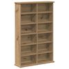 vidaXL CD skap Artisan eik 60 x 17 x 92 cm Konstruert tre