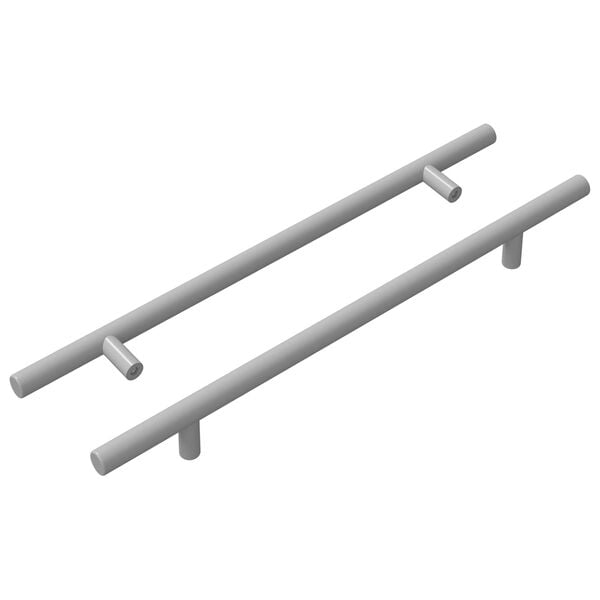 vidaXL Kabinett h&aring;ndtak 2 pcs s&oslash;lv 300 mm Rustfritt St&aring;l