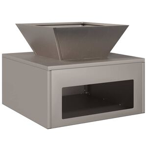 vidaXL B&aring;lplass Rusten 50 x 50 x 40 cm Cortenst&aring;l