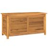 vidaXL Putekasse med pose 114x50x58 cm heltre teak