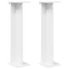 vidaXL Planteholder 2 stk. Hvit 25 x 25,5 x 100,5 cm Konstruert tre