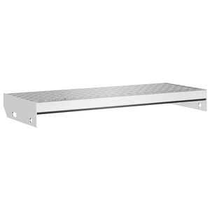 vidaXL Gittertrinn 60x24x7 cm galvanisert st&aring;l