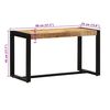 vidaXL Skobenk 80x35x45 cm grovt heltre mangotre