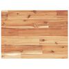 vidaXL Flytende hylle 60x30x2 cm oljebehandlet heltre akasie