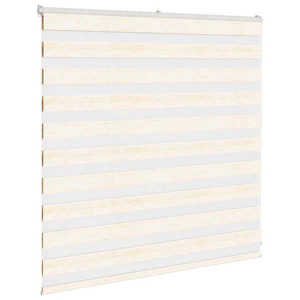 vidaXL Sebragardin marmor beige stoff bredde 140,9 cm polyester
