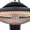 Sunred Hengende terrassevarmer Barcelona 1500 W halogen svart
