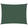 vidaXL Solseil oxfordstoff rektangulær 2,5x3,5 m mørkegrønn