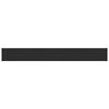 vidaXL Vinduskarmer Svart med trestruktur 60 x 15 x 4,5 cm PVC