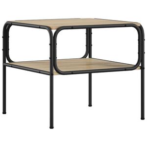 vidaXL Sidetabell Sonoma eik 100 x 50 x 46 cm Konstruert tre