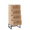 vidaXL Highboard 40x30x95 cm konstruert tre