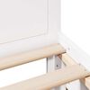 vidaXL Sengeramme uten madrass med hodegavl hvit 75x190 cm heltre furu