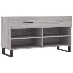 vidaXL Skoskap gr&aring; sonoma 102x35x55 cm konstruert tre