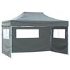 vidaXL Partytelt 280 x 410 x 315 cm Antrasitt Oxford Stoff