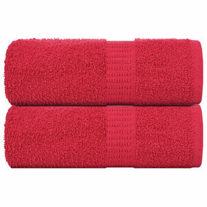 vidaXL Vaskeh&aring;ndkl&aelig;r FROGN 2 stk r&oslash;d 30x30 cm 360 gsm