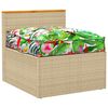 vidaXL Pallepute for sete Flerfarget 70 x 70 x 12 cm Oxford-stoff