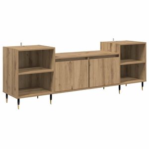 vidaXL TV-skap 160 x 35 x 55 cm Artisan Eik Konstruert tre