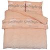 vidaXL Sengesett rosa 225x220 cm bomull
