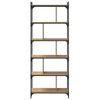 vidaXL Bokhylle artisan eik 76 x 32 x 192 cm Konstruert tre