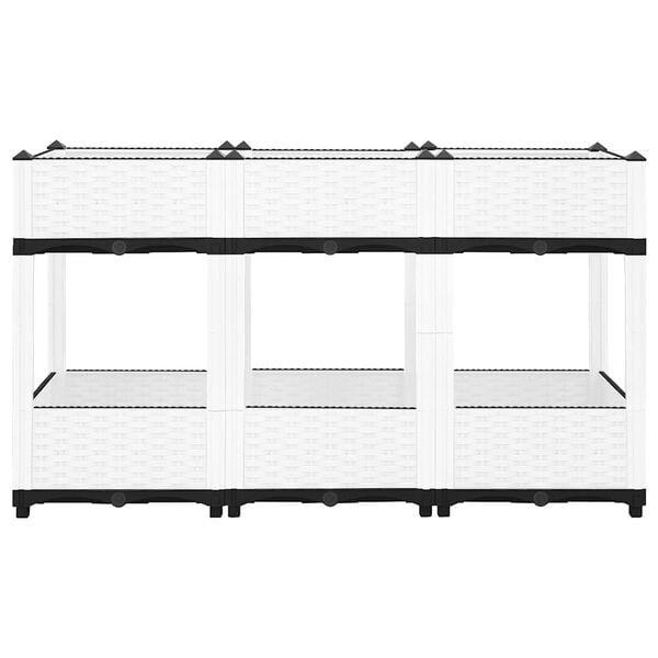 vidaXL H&oslash;ybed 120x40x71 cm polypropylen