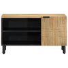 vidaXL TV-benk brun 80x31,5x46 cm heltre mango
