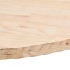 vidaXL Bordplate 110x55x2,5 cm heltre furu oval