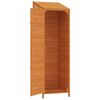 vidaXL Hageskur brun 55x52x174,5 cm heltre gran