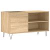 vidaXL Hifi-benk sonoma eik 85x38x48 cm konstruert tre