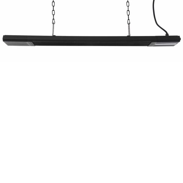 Sunred Vegg-/hengende terrassevarmer Nero 2400 W svart varme svart