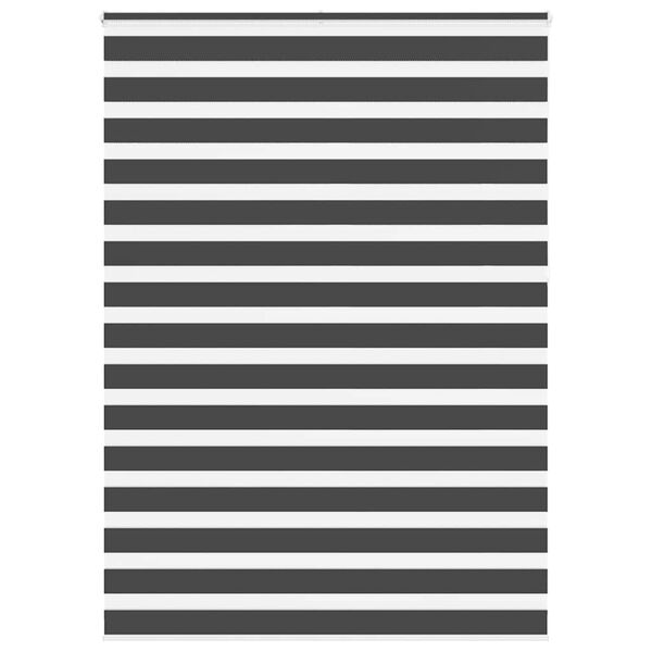 vidaXL Sebragardin svart 165x230 cm stoff bredde 160,9 cm polyester