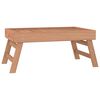 vidaXL Sammenleggbart brett 55x35x25 cm heltre teak