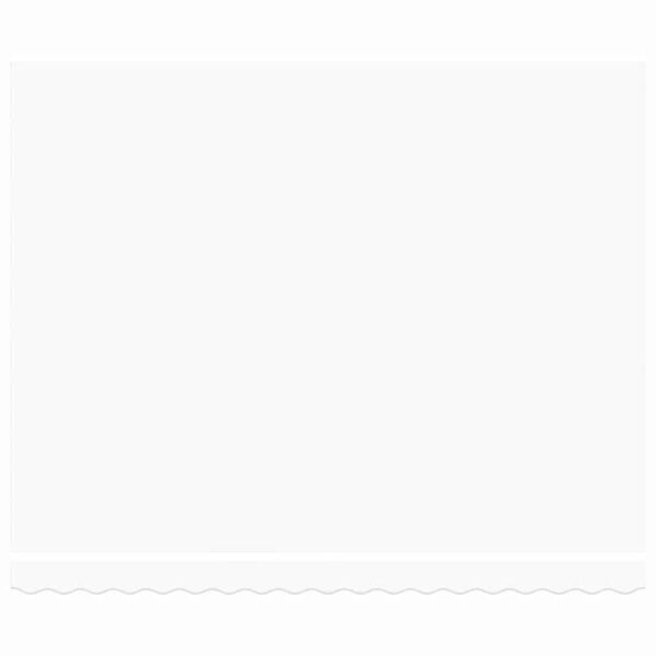 vidaXL Innvendbar Markise Hvit 400 &times; 300 cm Polyester og Metall