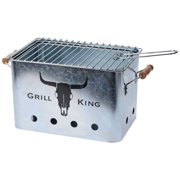 ProGarden Kullgrill med trehåndtak sink