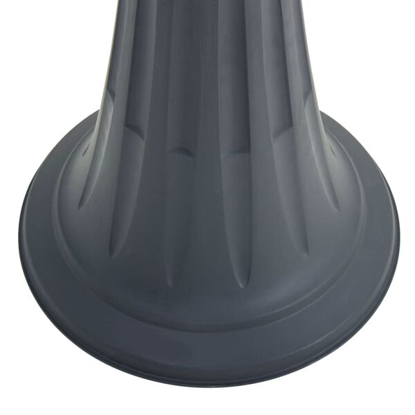 vidaXL Blomstersk&aring;l gr&aring; &Oslash;50x114 cm