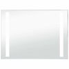 vidaXL LED-veggspeil til bad 100x60 cm