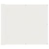 vidaXL Balkong Skjerm Hvit 100 x 300 cm Oxford Stoff