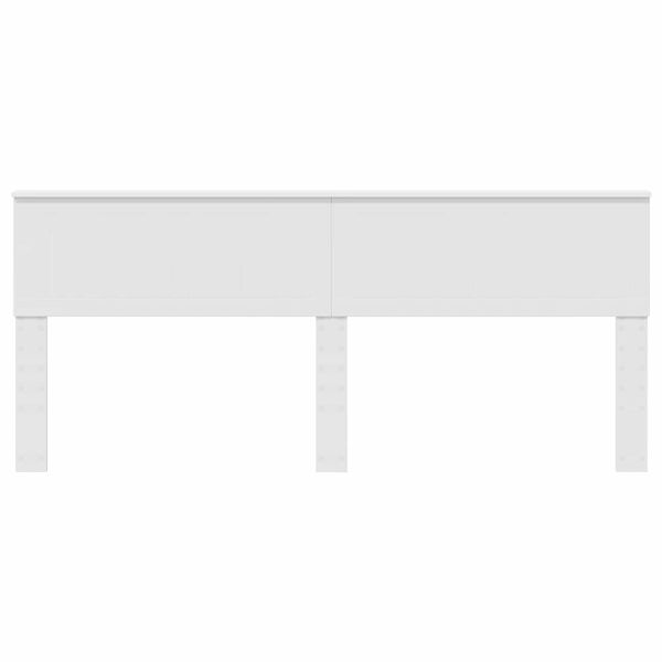 vidaXL Hodegavl Hvit 200 cm Konstruert tre