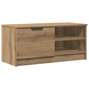 vidaXL TV-benk artisan eik 80x35x36,5 cm konstruert tre